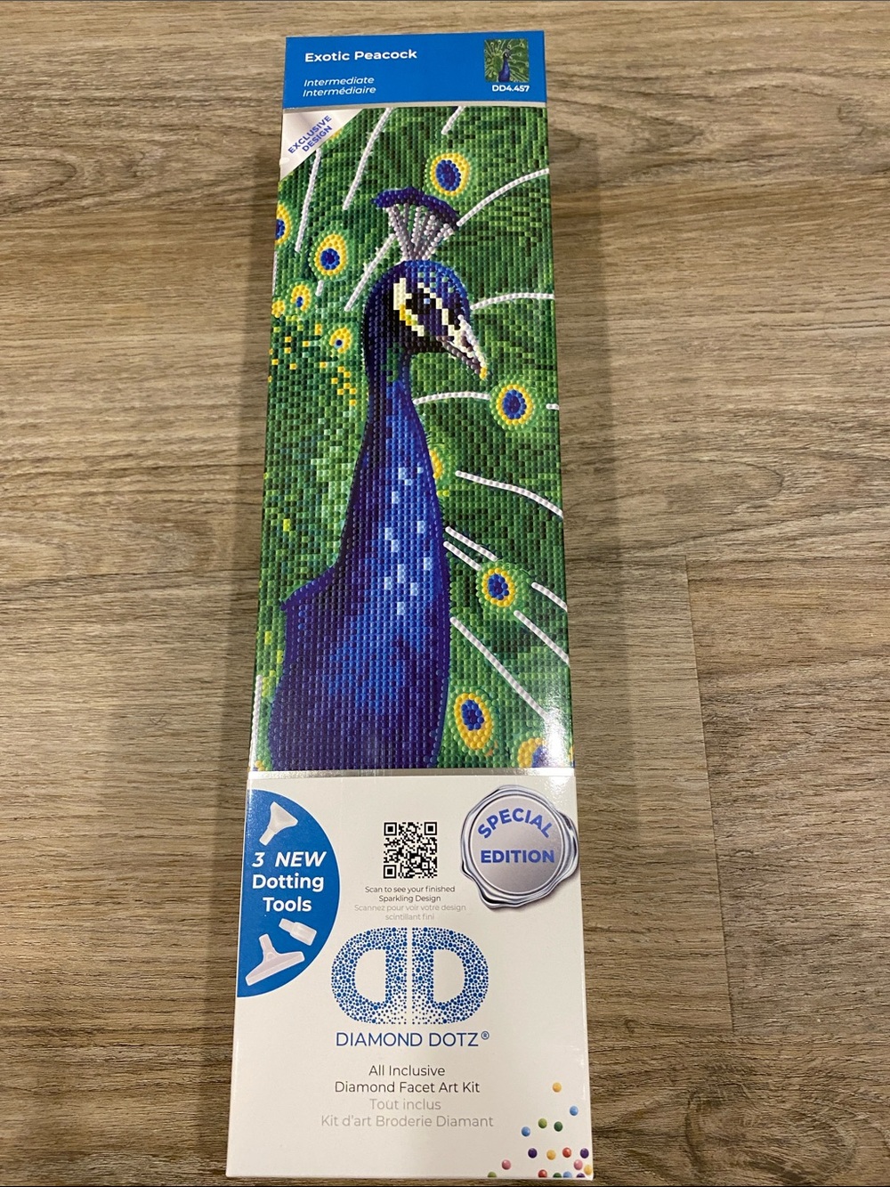 Diamond Dotz Exotic Peacock Diamond Facet Art Kit - Blue & Green